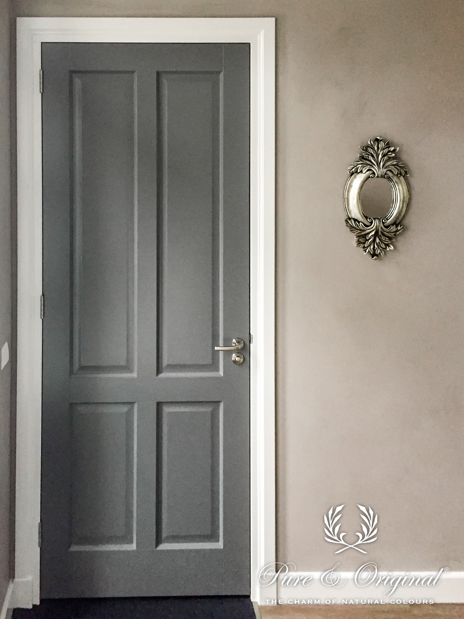 Pure & Original Cloudy Concrete Traditional Paint lakverf in interieur