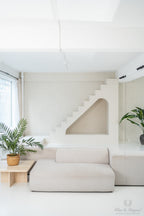 Pure & Original Cotton Beige Massif muurverf in interieur