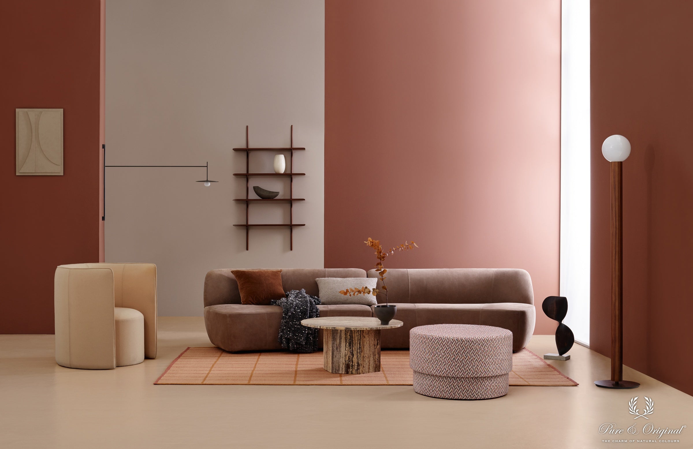 Pure & Original Cuban Brown Classico krijtverf in interieur