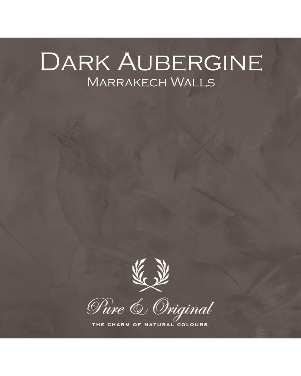 Pure & Original Dark Aubergine - Marrakech Walls kalkstuc