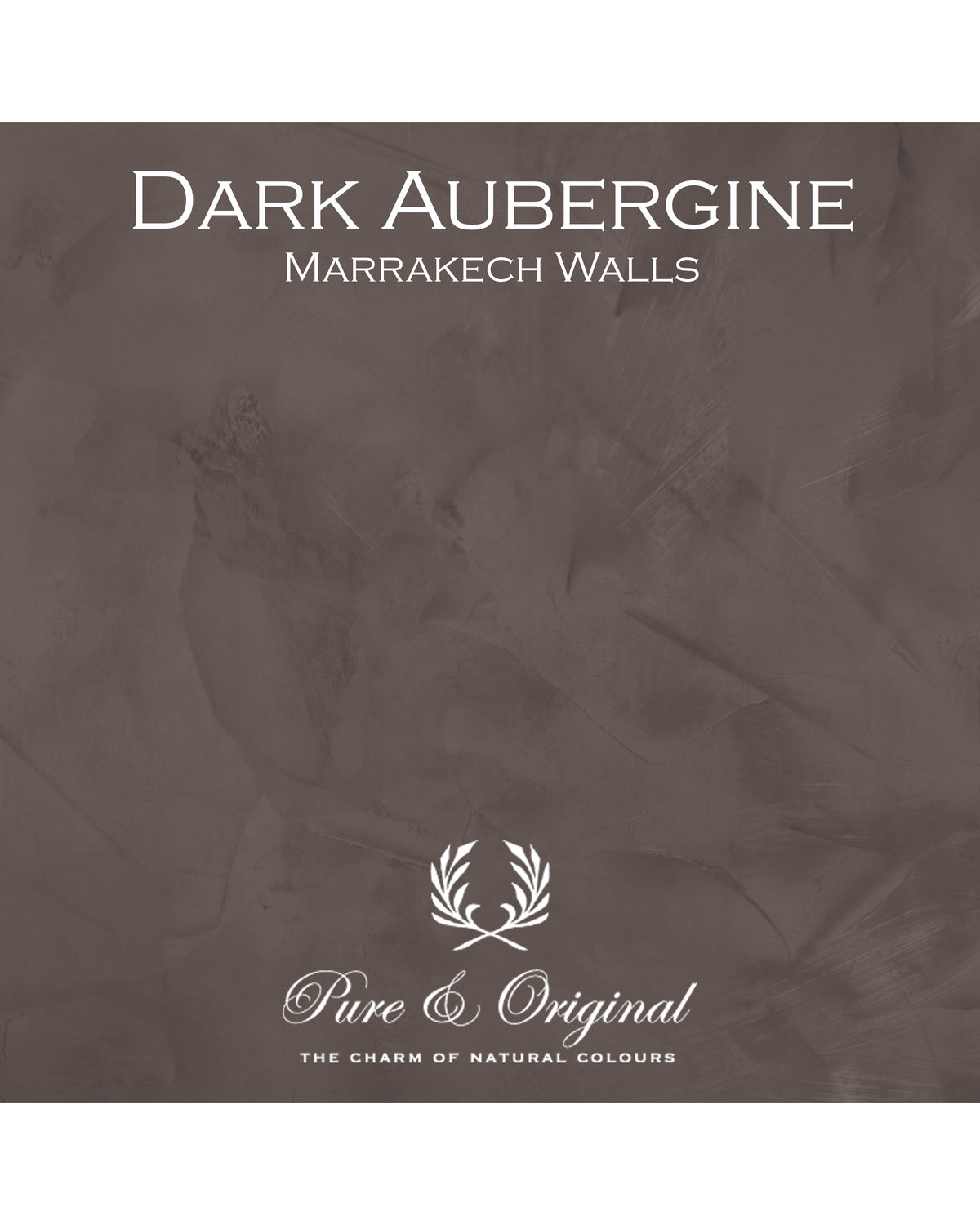 Pure & Original Dark Aubergine - Marrakech Walls kalkstuc