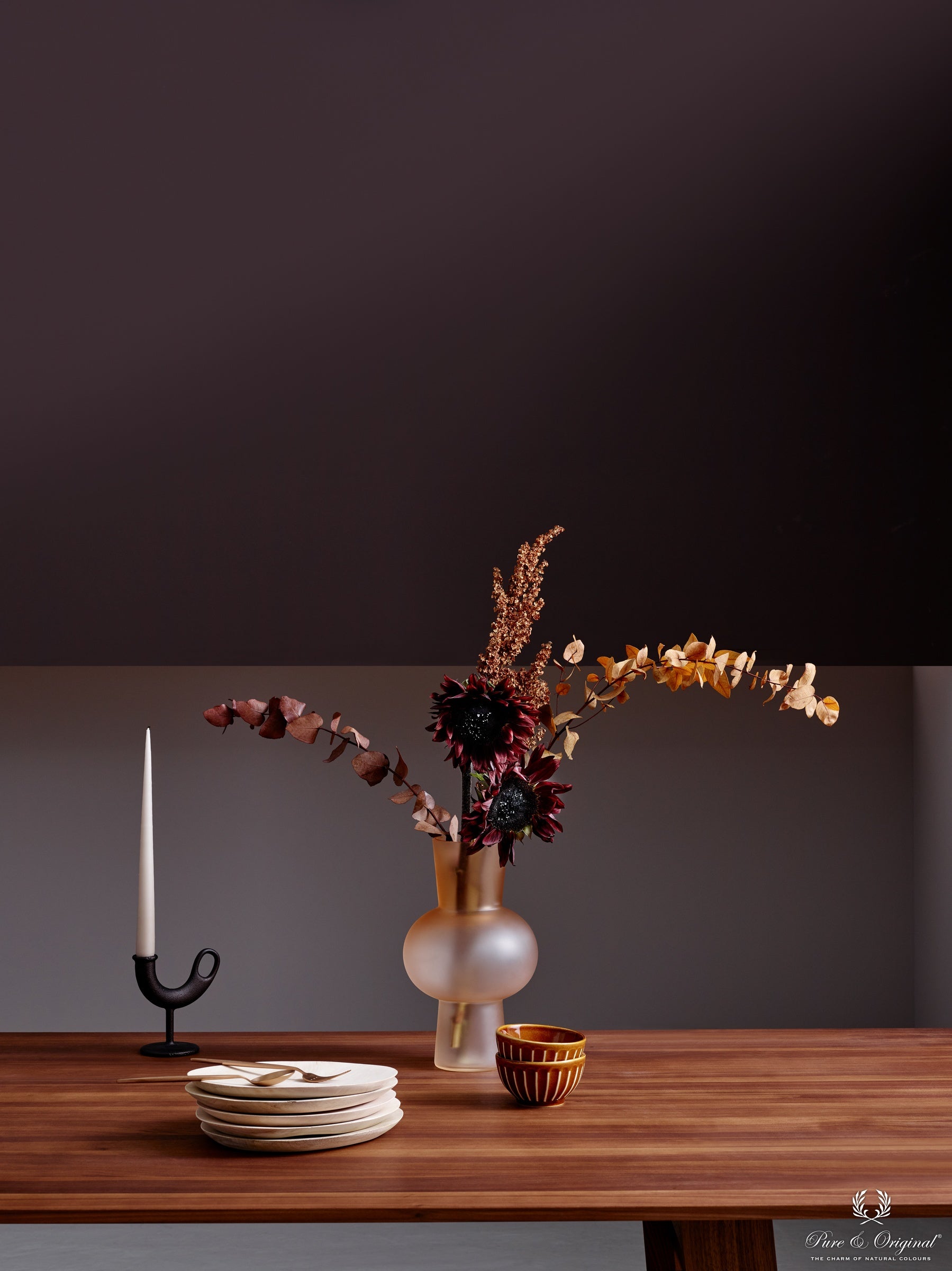 Pure & Original Dark Aubergine Classico krijtverf in interieur