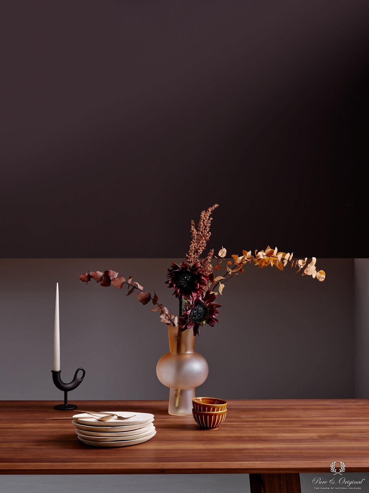 Pure & Original Dark Aubergine Classico krijtverf in interieur