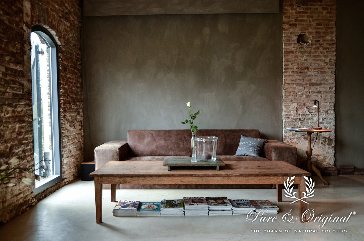 Pure & Original Deep Earth Fresco kalkverf in interieur