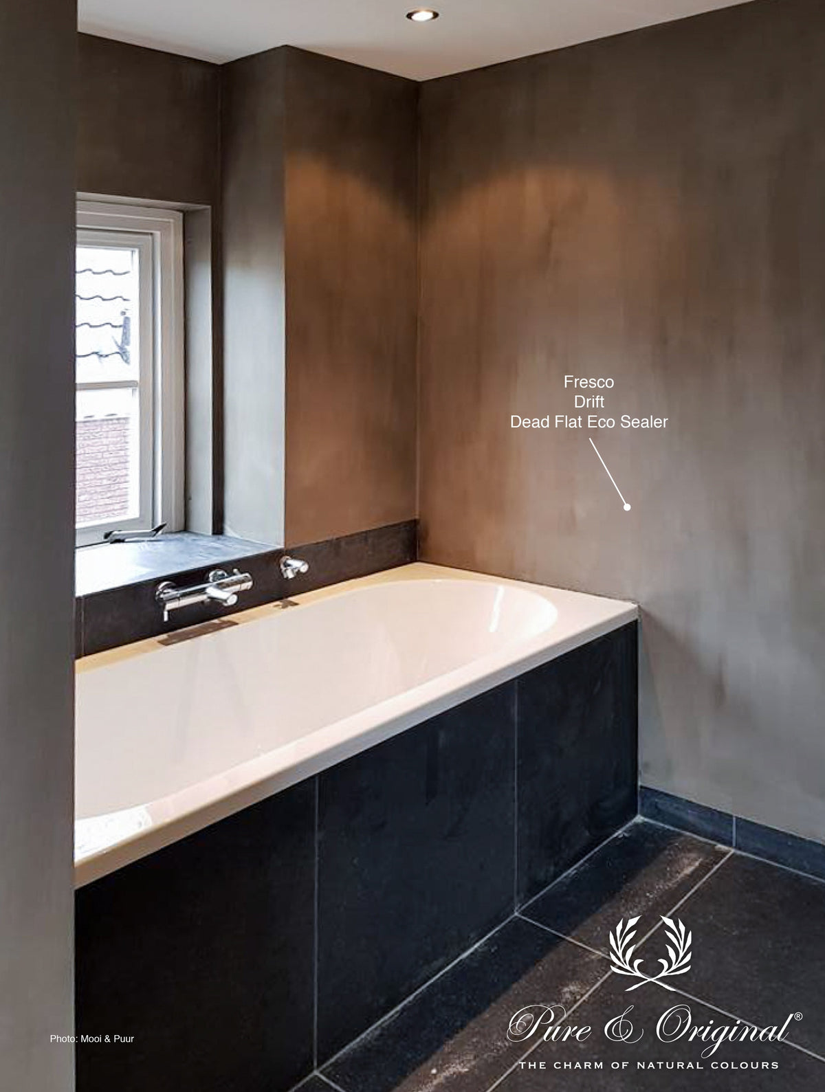Pure & Original Drift Fresco kalkverf in interieur