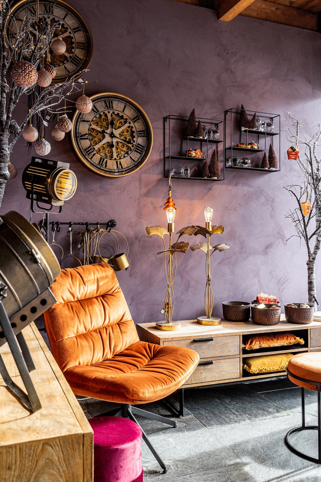 Pure & Original Dusty Lavender Fresco kalkverf in interieur