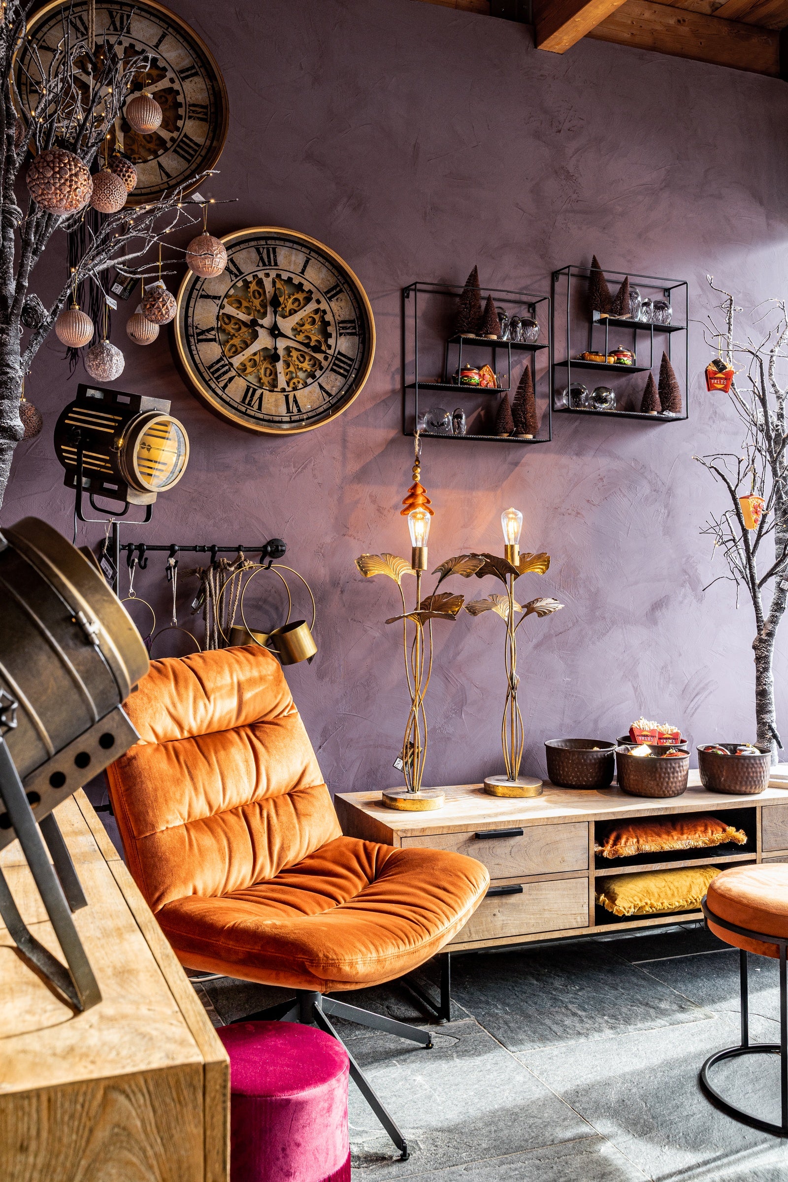 Pure & Original Dusty Lavender Fresco kalkverf in interieur
