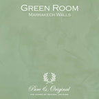 Pure & Original Green Room - Marrakech Walls kalkstuc