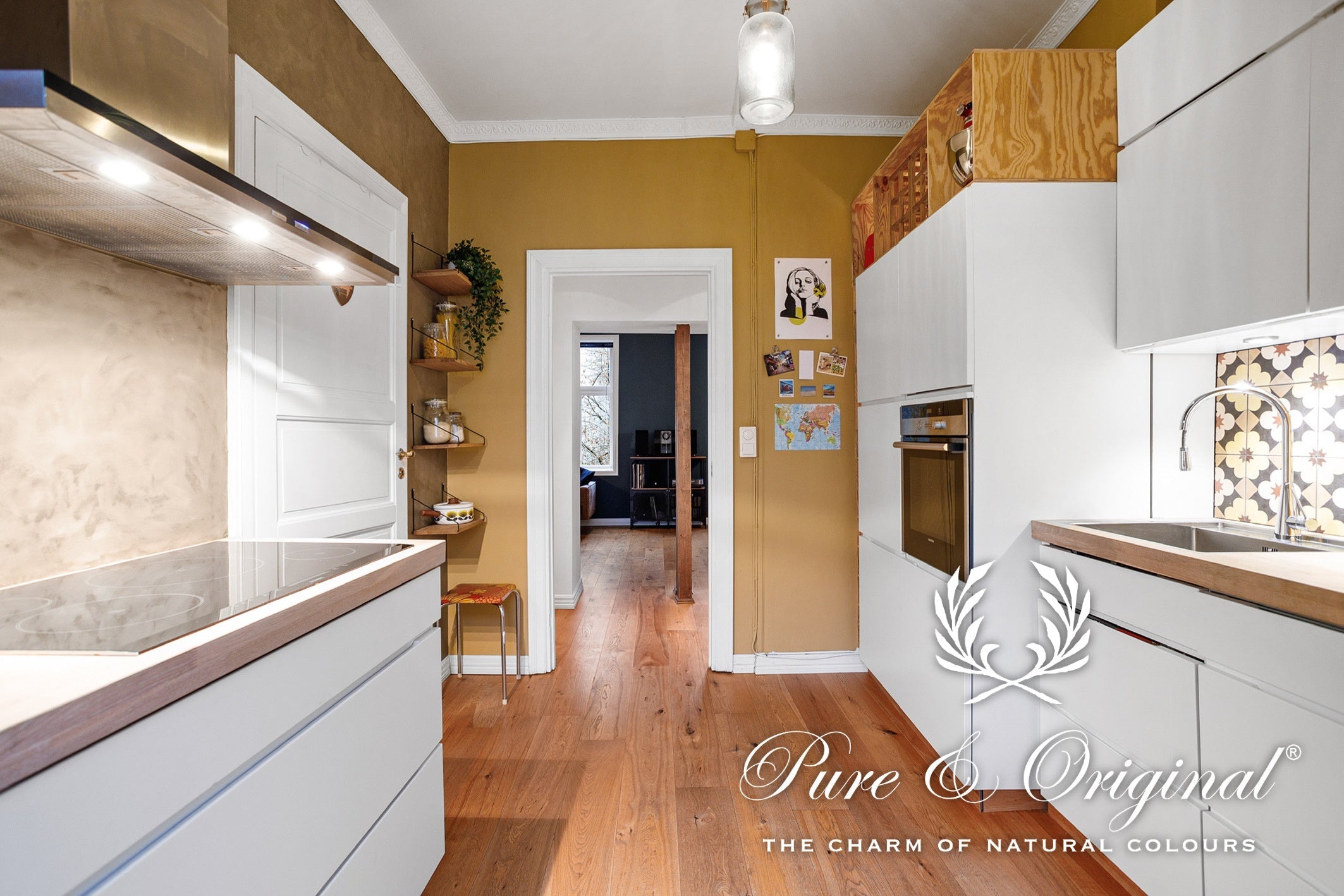 Pure & Original Hop Licetto muurverf in interieur