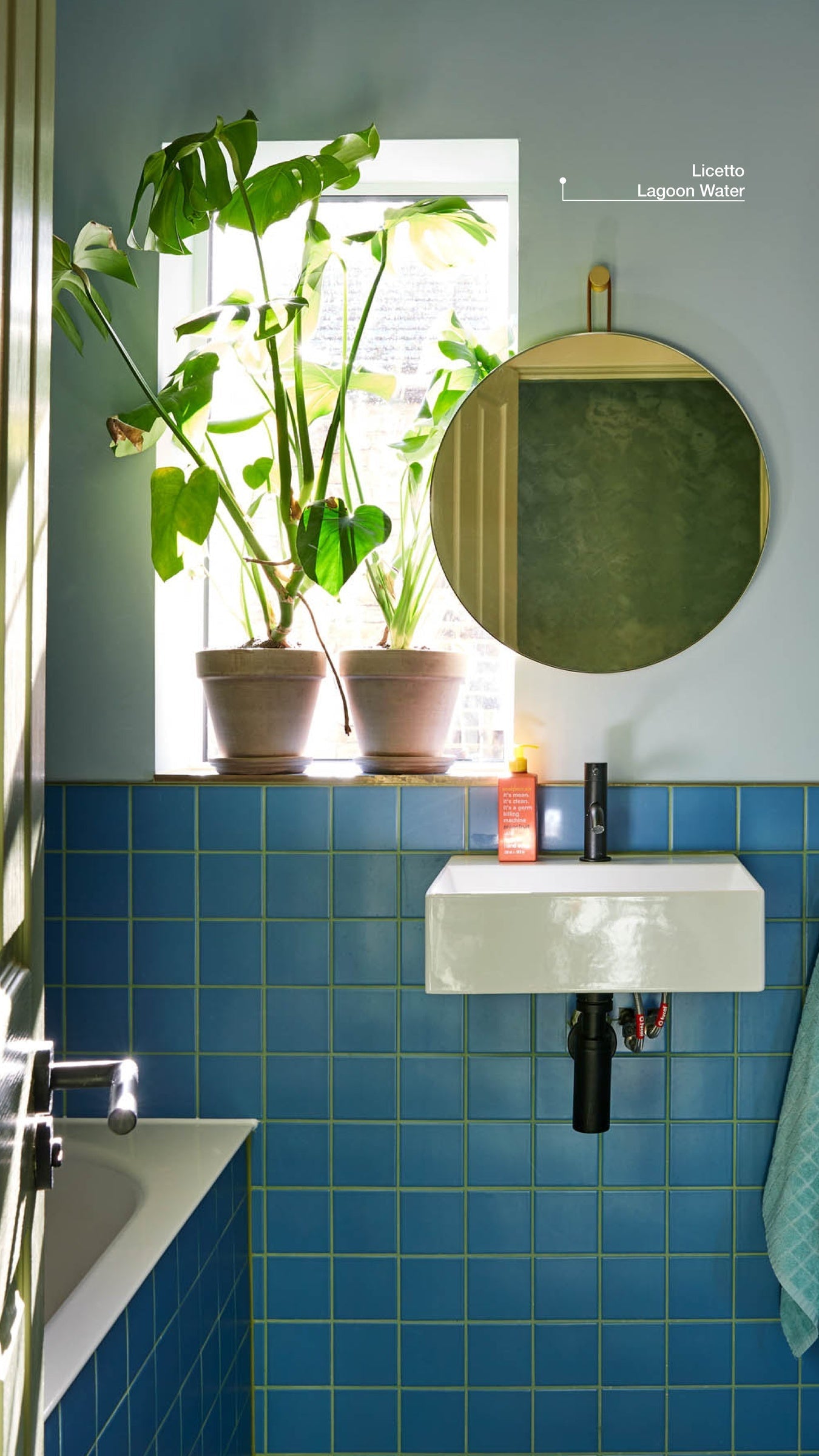 Pure & Original Lagoon Water Licetto muurverf in interieur
