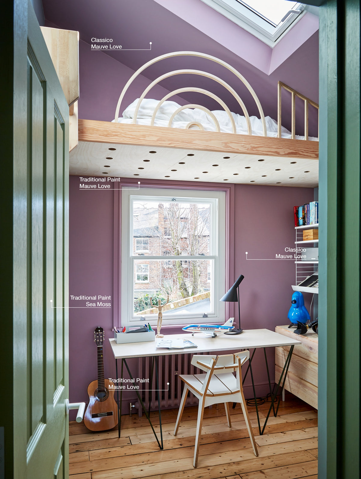 Pure & Original Mauve Love Classico krijtverf in interieur