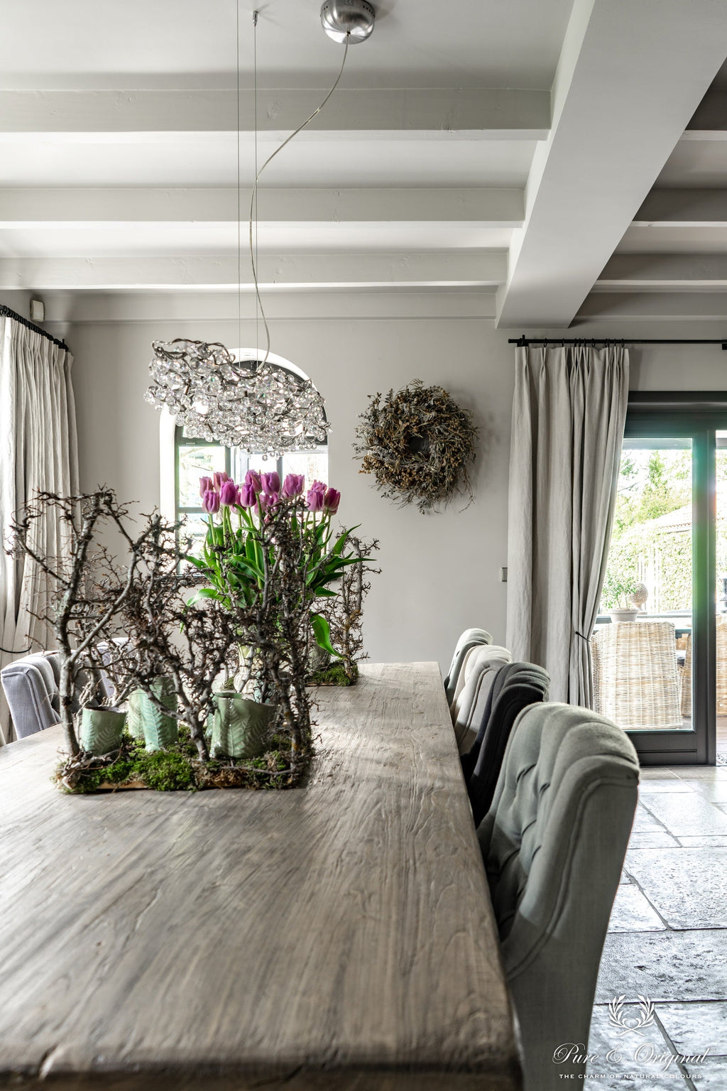 Pure & Original Old Flax Licetto muurverf in interieur