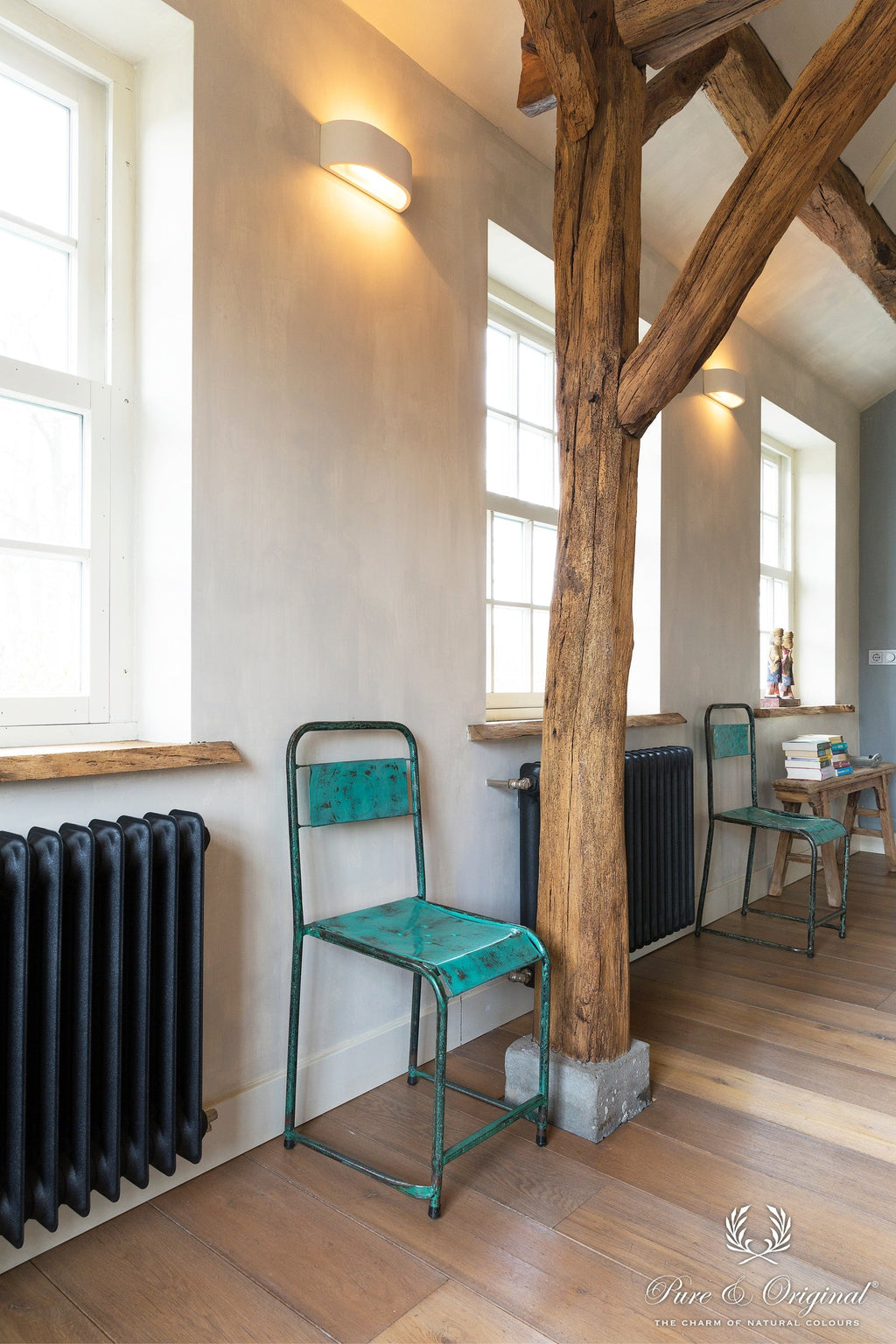 Pure & Original Old Linen Fresco kalkverf in interieur