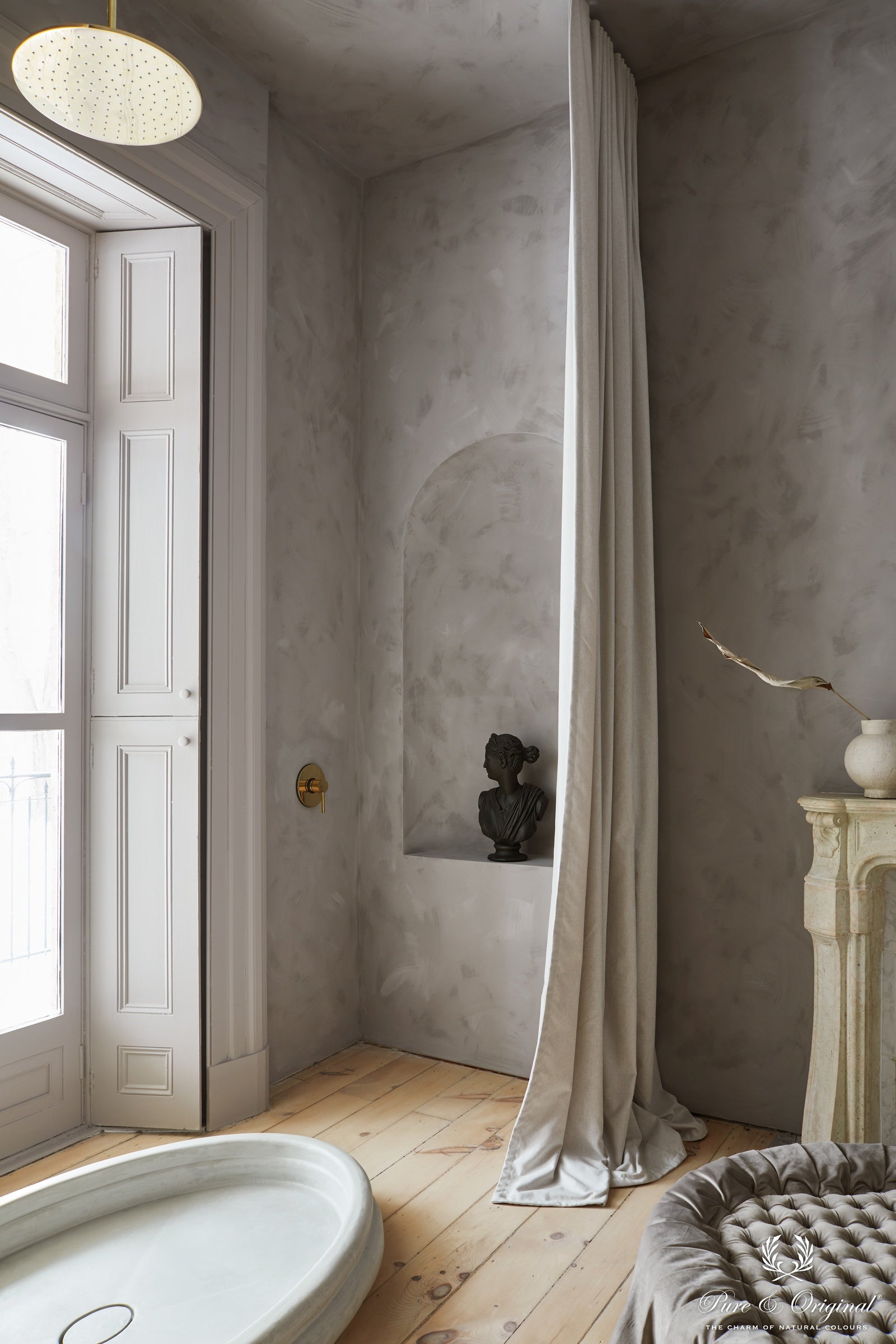 Pure & Original Old Romance Fresco kalkverf in interieur