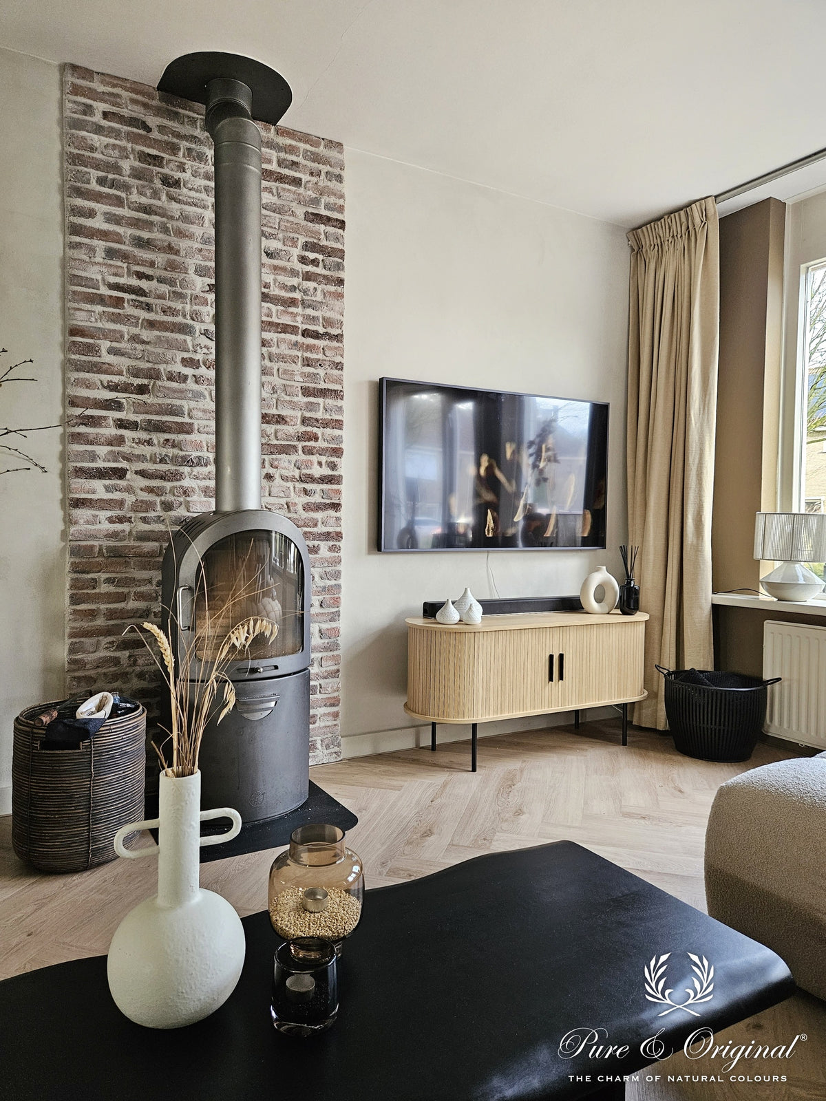 Pure & Original Organic Paper Fresco kalkverf in interieur