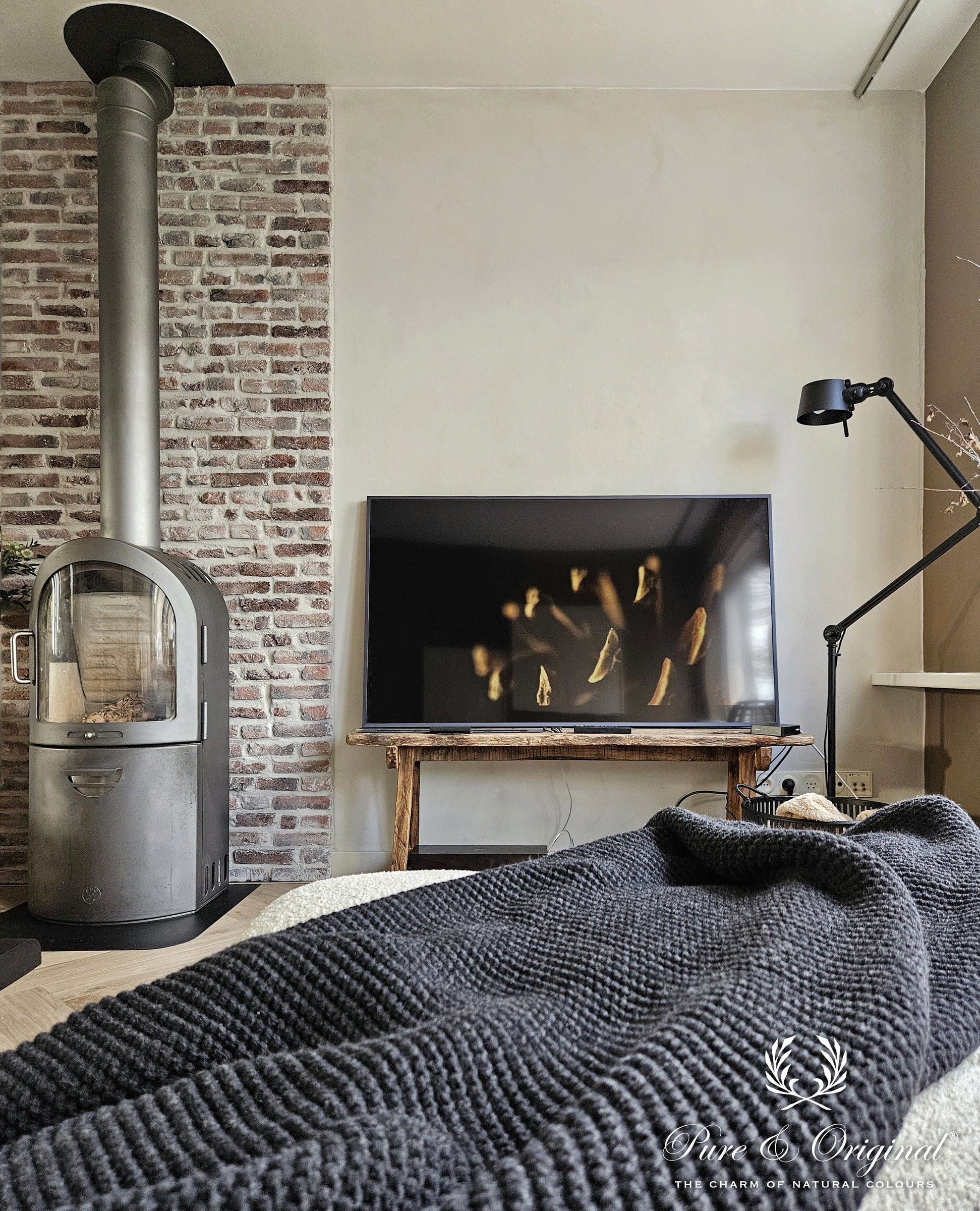Pure & Original Organic Paper Fresco kalkverf in interieur
