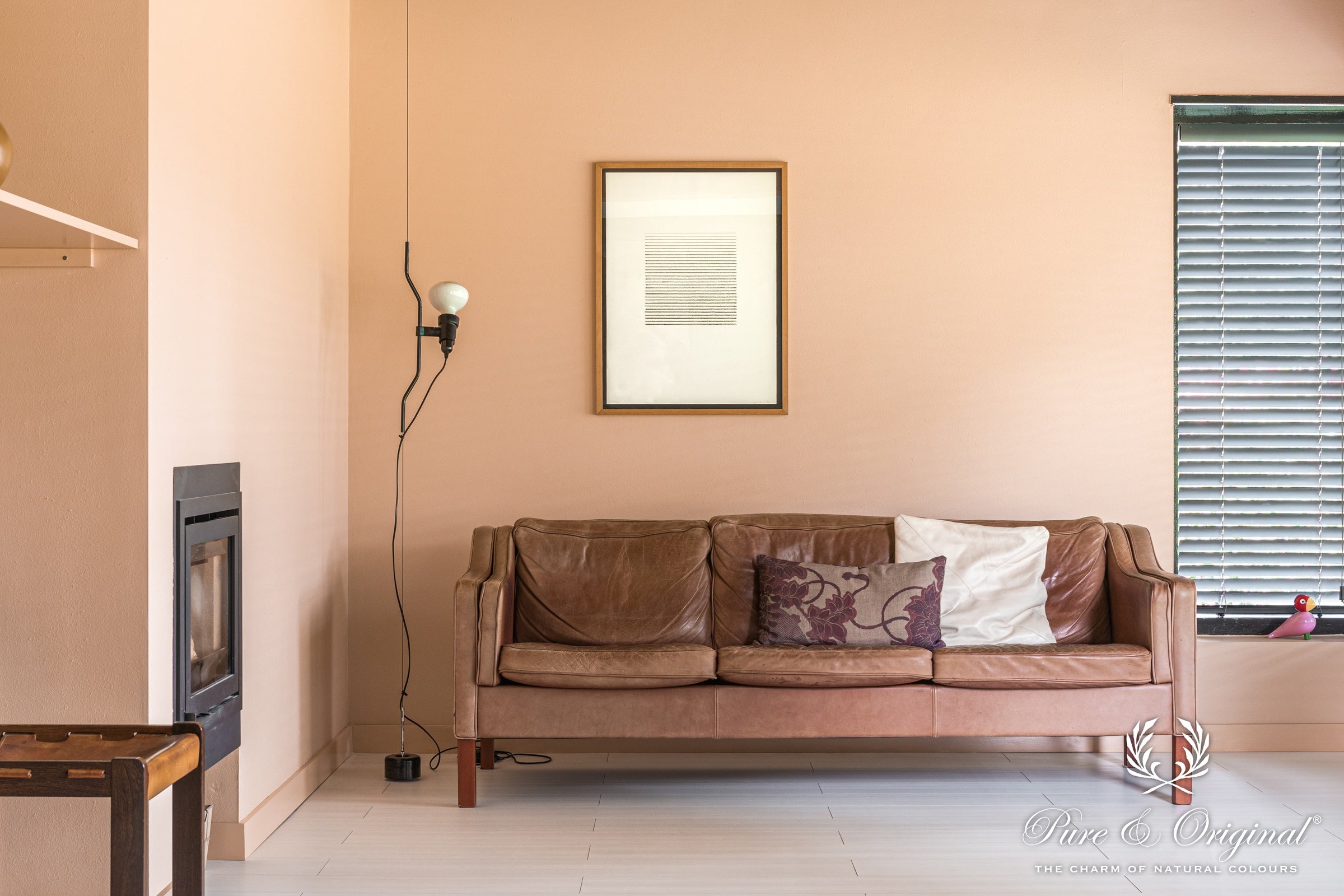Pure & Original Pale Terracotta Licetto muurverf in interieur