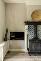 Pure & Original Pebble Stone Fresco kalkverf in interieur