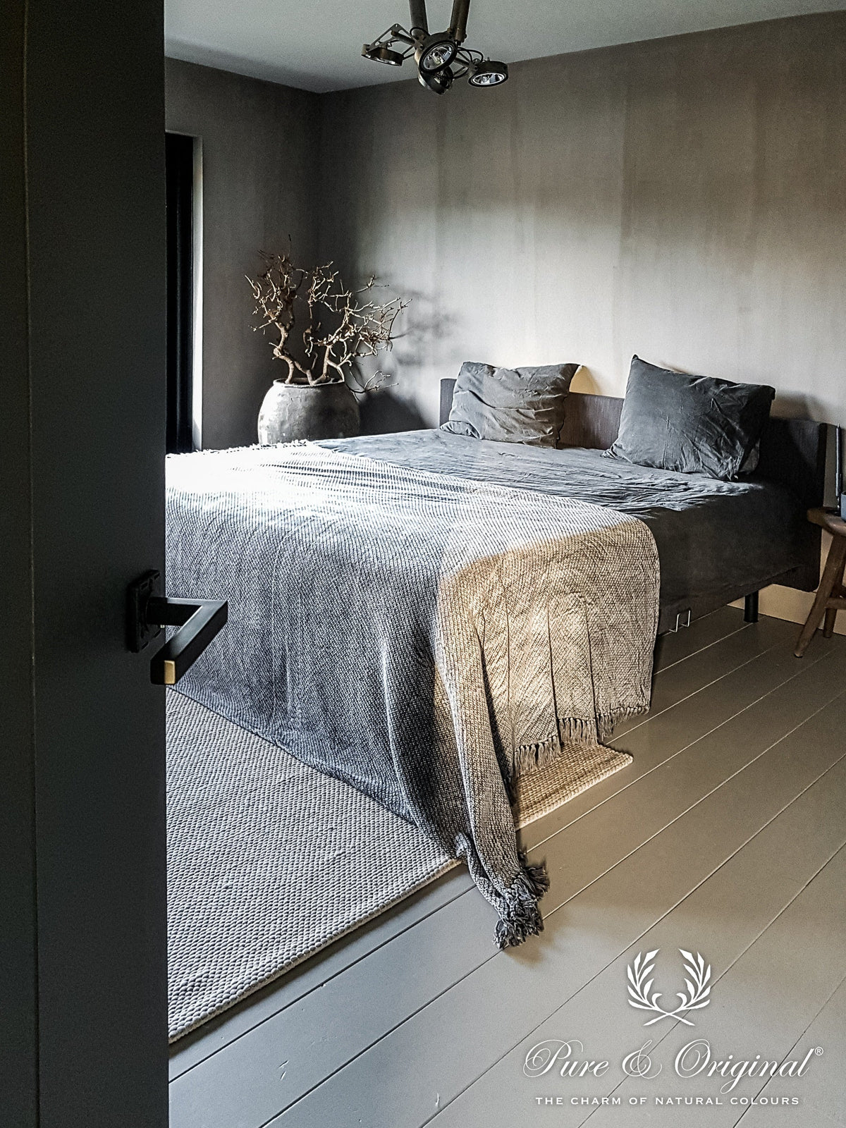Pure & Original Pebble Stone Fresco kalkverf in interieur