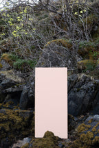 Pure & Original Pink Oyster - geschilderd paneel in de buitenlucht