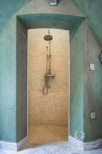 Pure & Original Poetic Blue Marrakech Walls kalkstuc in interieur