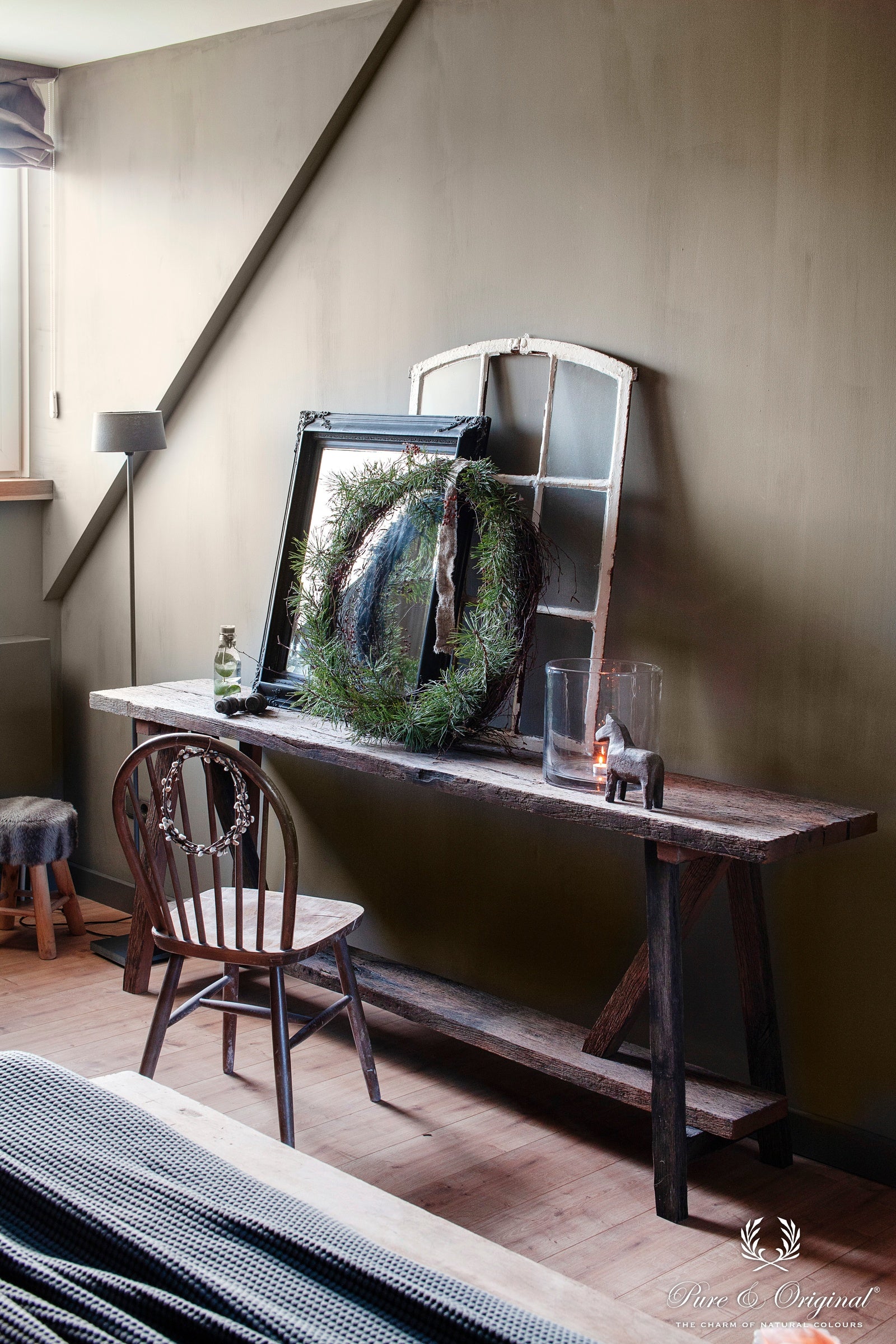 Pure & Original River Silt Fresco kalkverf in interieur