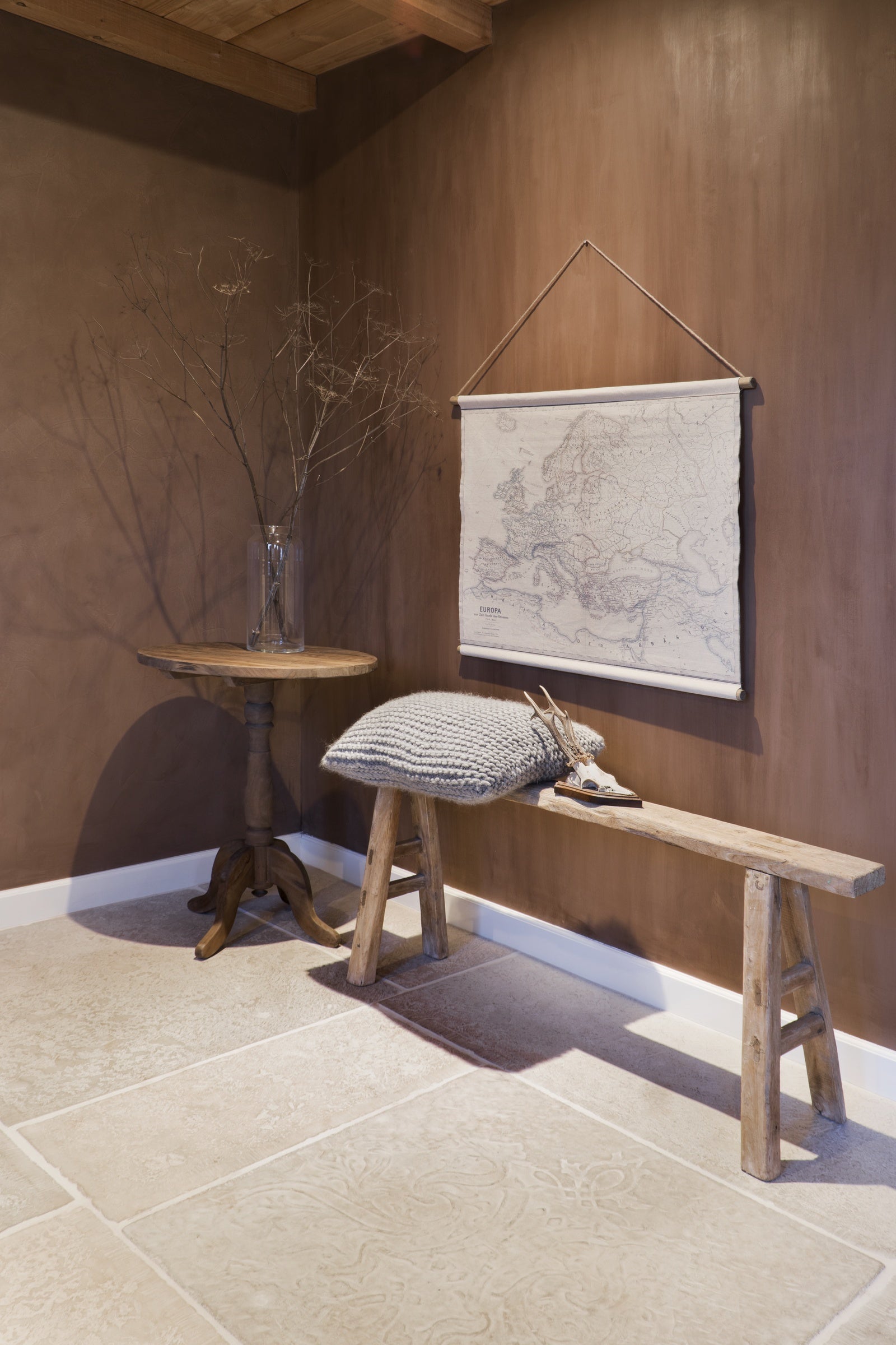 Pure & Original Rose Dust Fresco kalkverf in interieur