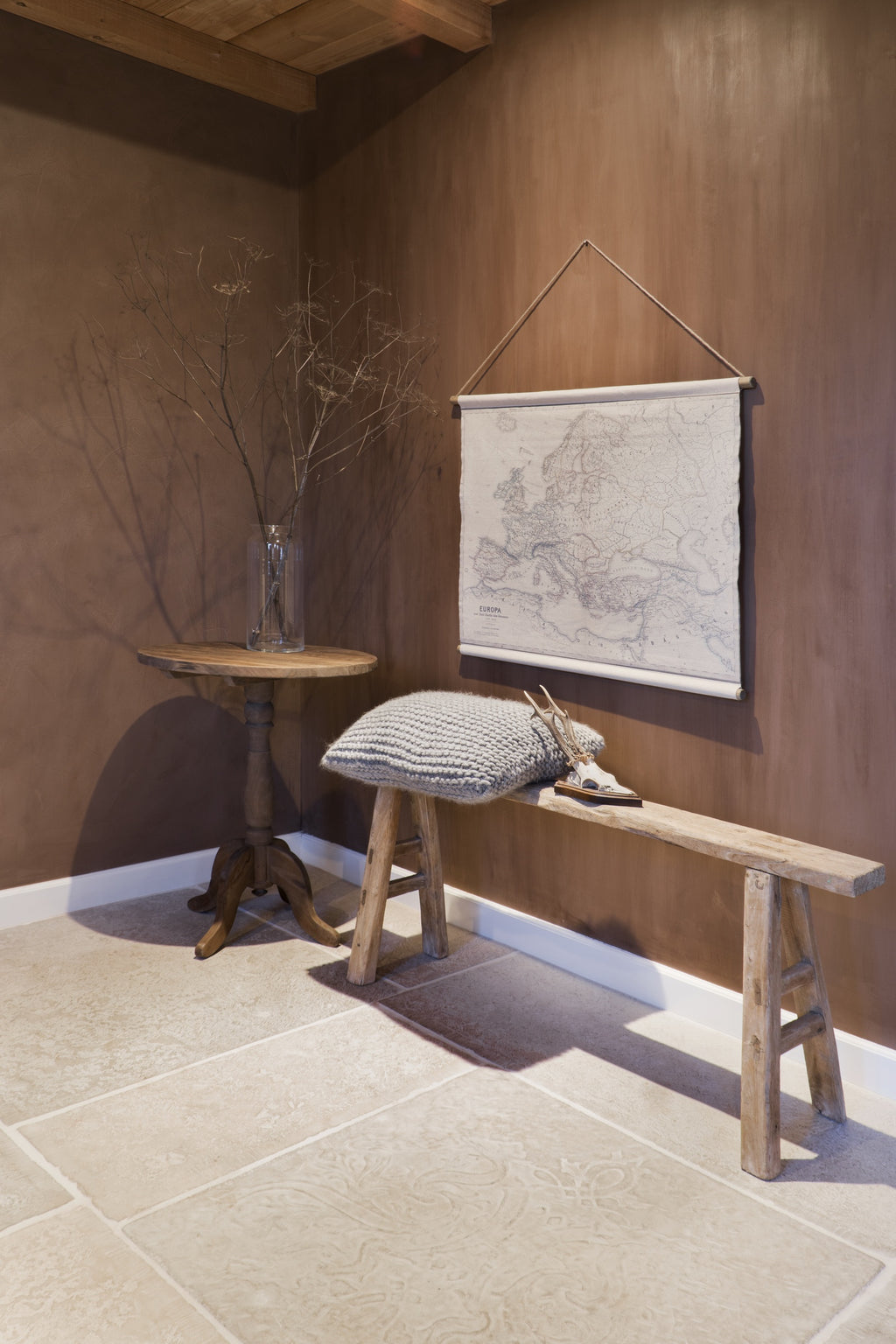 Pure & Original Rose Dust Fresco kalkverf in interieur
