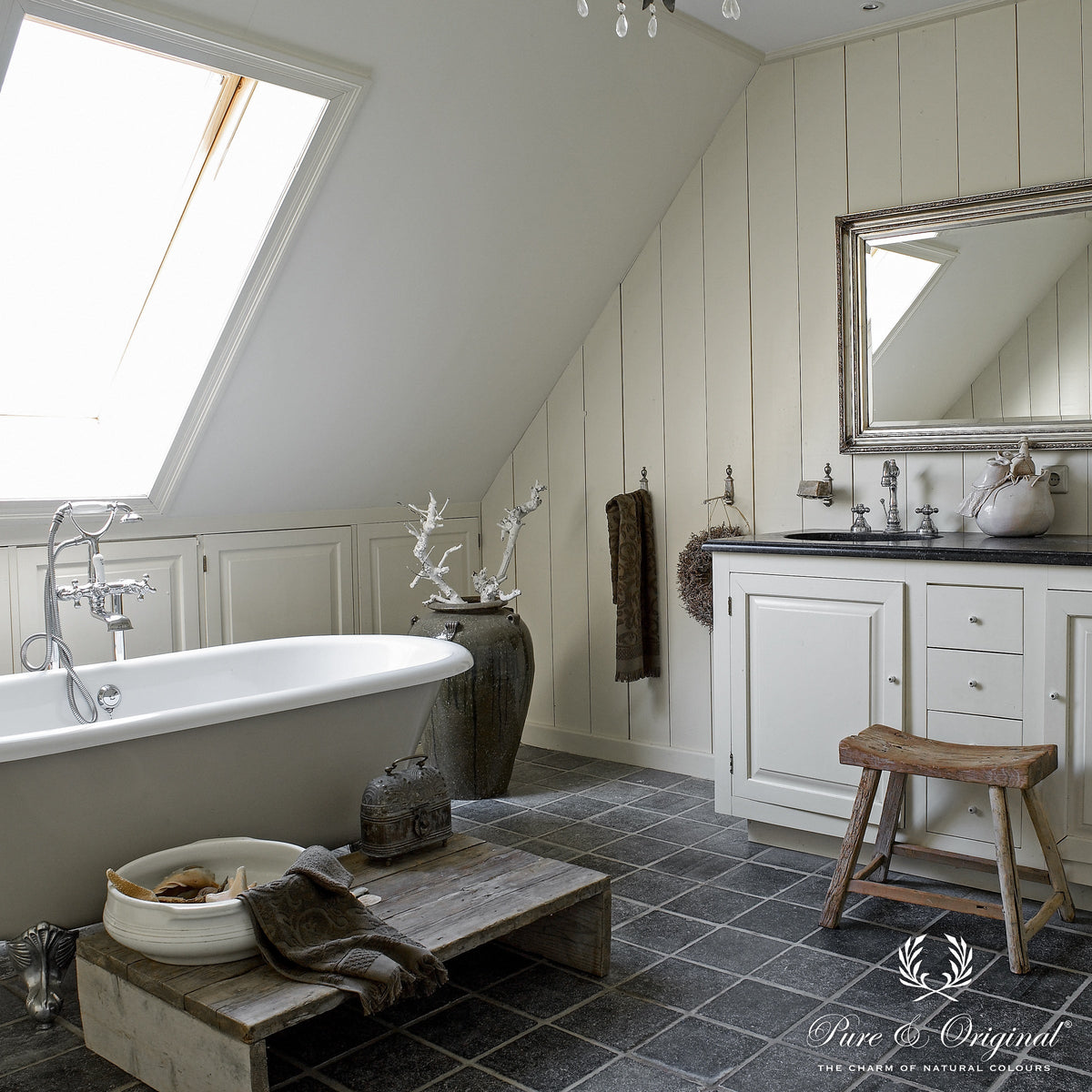Pure & Original Silk White Licetto muurverf in interieur