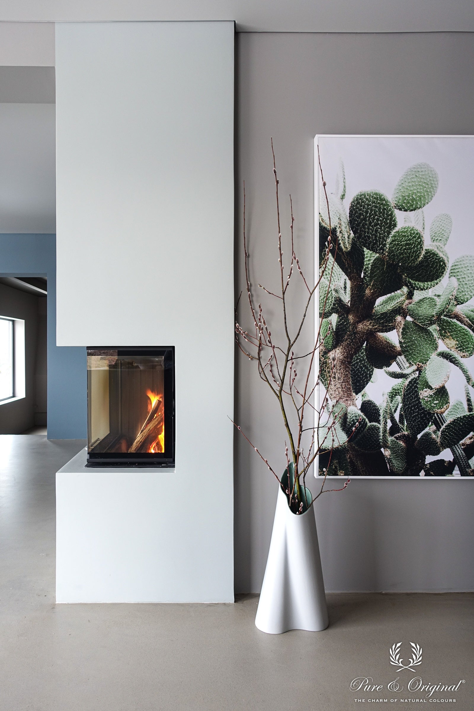 Pure & Original Silverplate Licetto muurverf in interieur