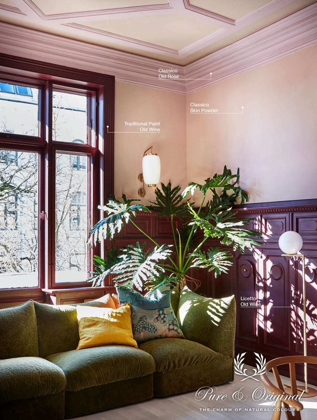 Pure & Original Skin Powder Classico krijtverf in interieur