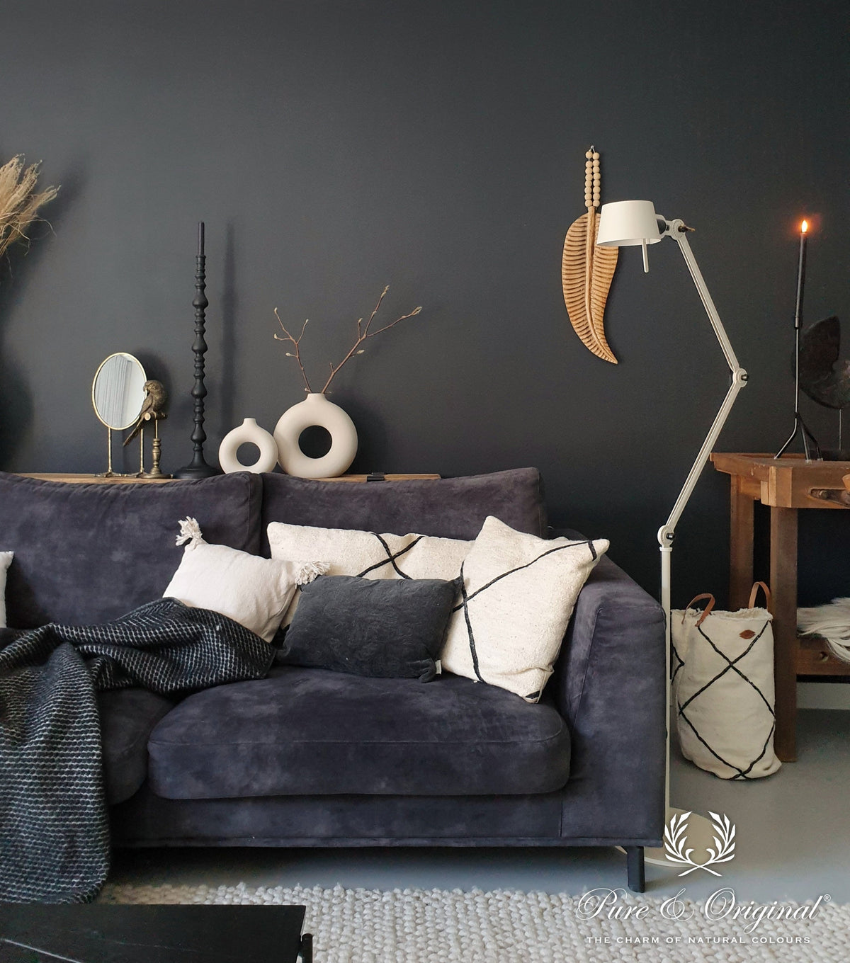 Pure & Original Slate Grey Classico krijtverf in interieur