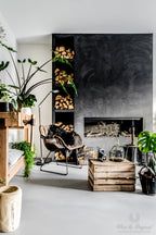 Pure & Original Slate Grey Marrakech Walls kalkstuc in interieur