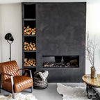 Pure & Original Slate Grey Marrakech Walls kalkstuc in interieur