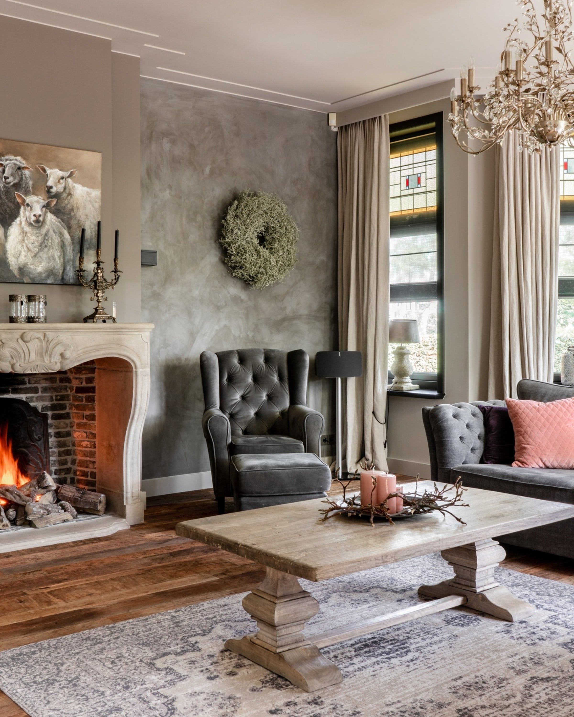 Pure & Original Soft Taupe Classico krijtverf in interieur