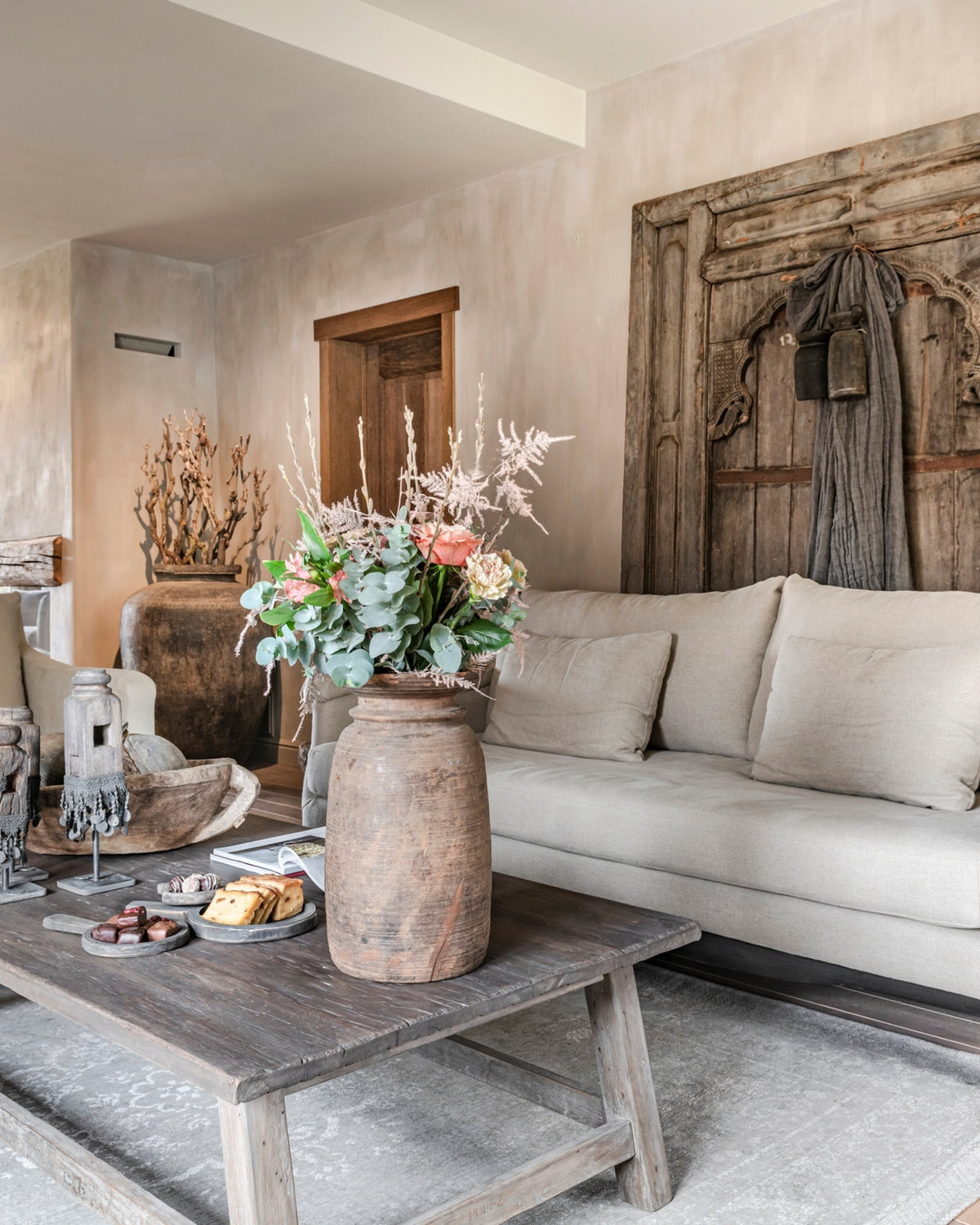 Pure & Original Soft Taupe Fresco kalkverf in interieur