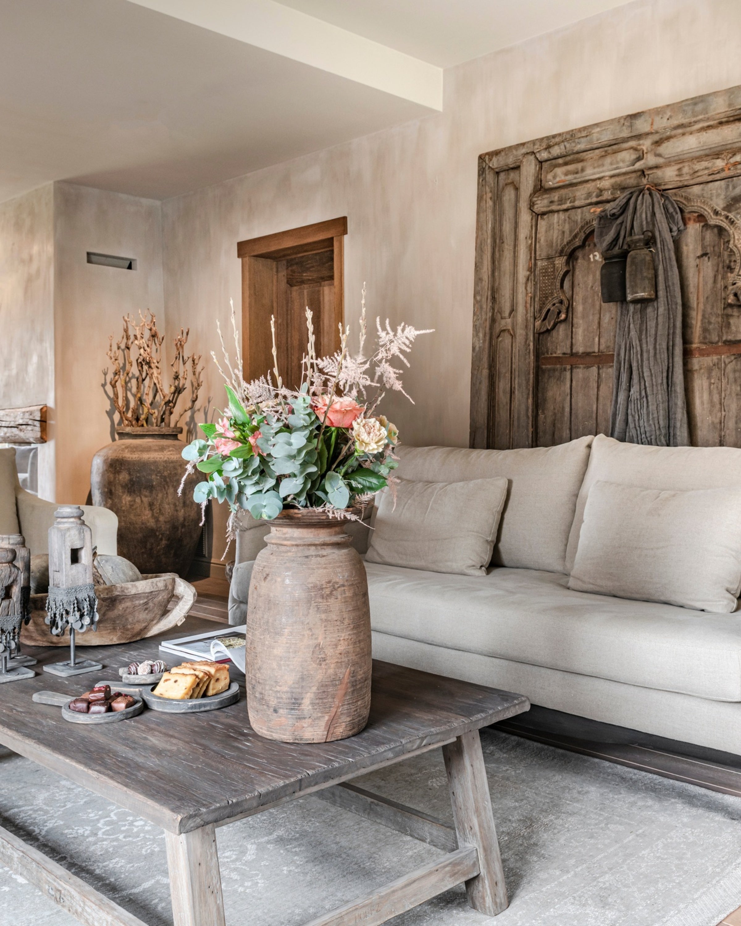 Pure & Original Soft Taupe Fresco kalkverf in interieur