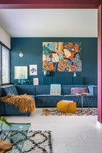 Pure & Original Steel Blue Traditional Paint lakverf in interieur