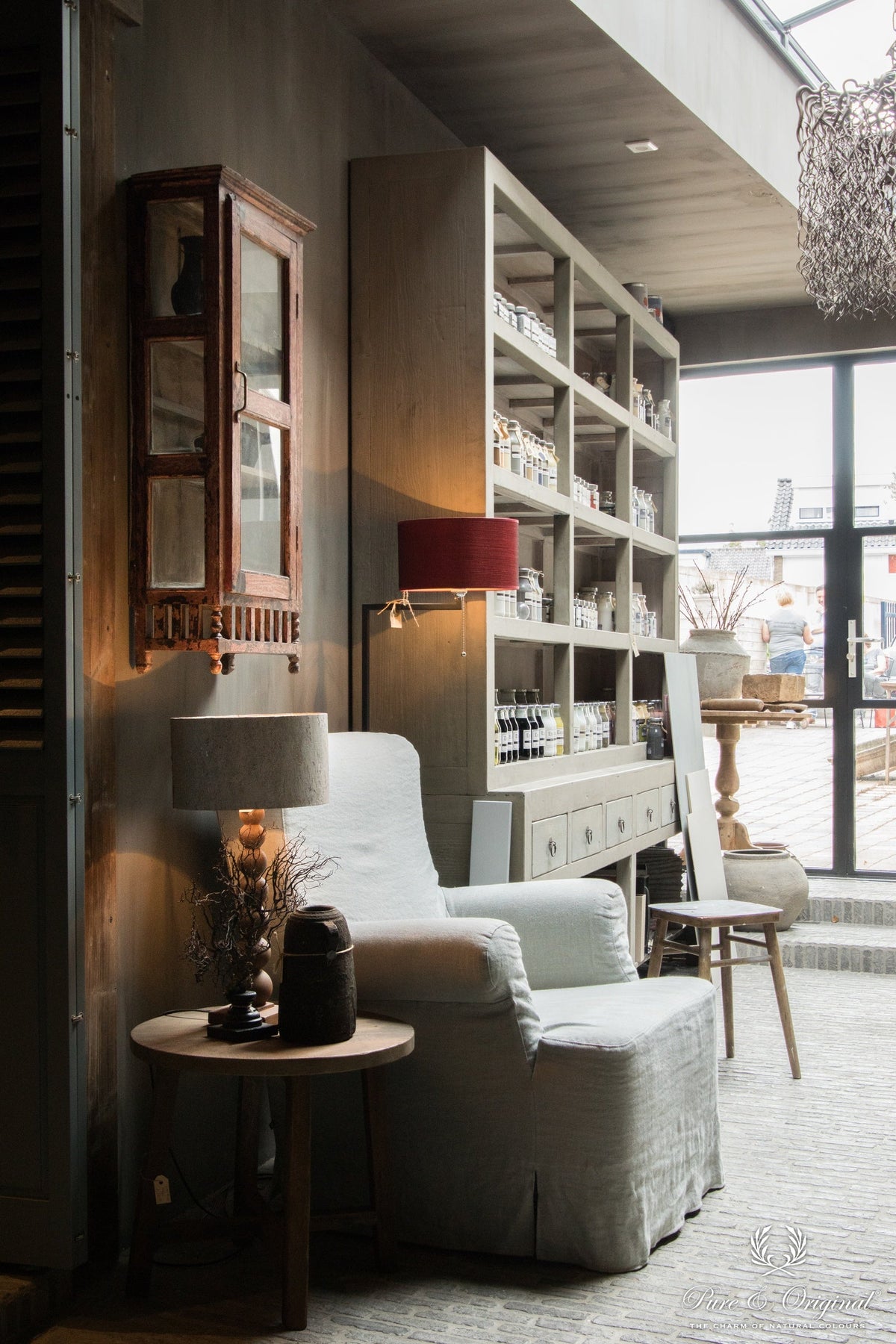 Pure & Original Tender Taupe Fresco kalkverf in interieur