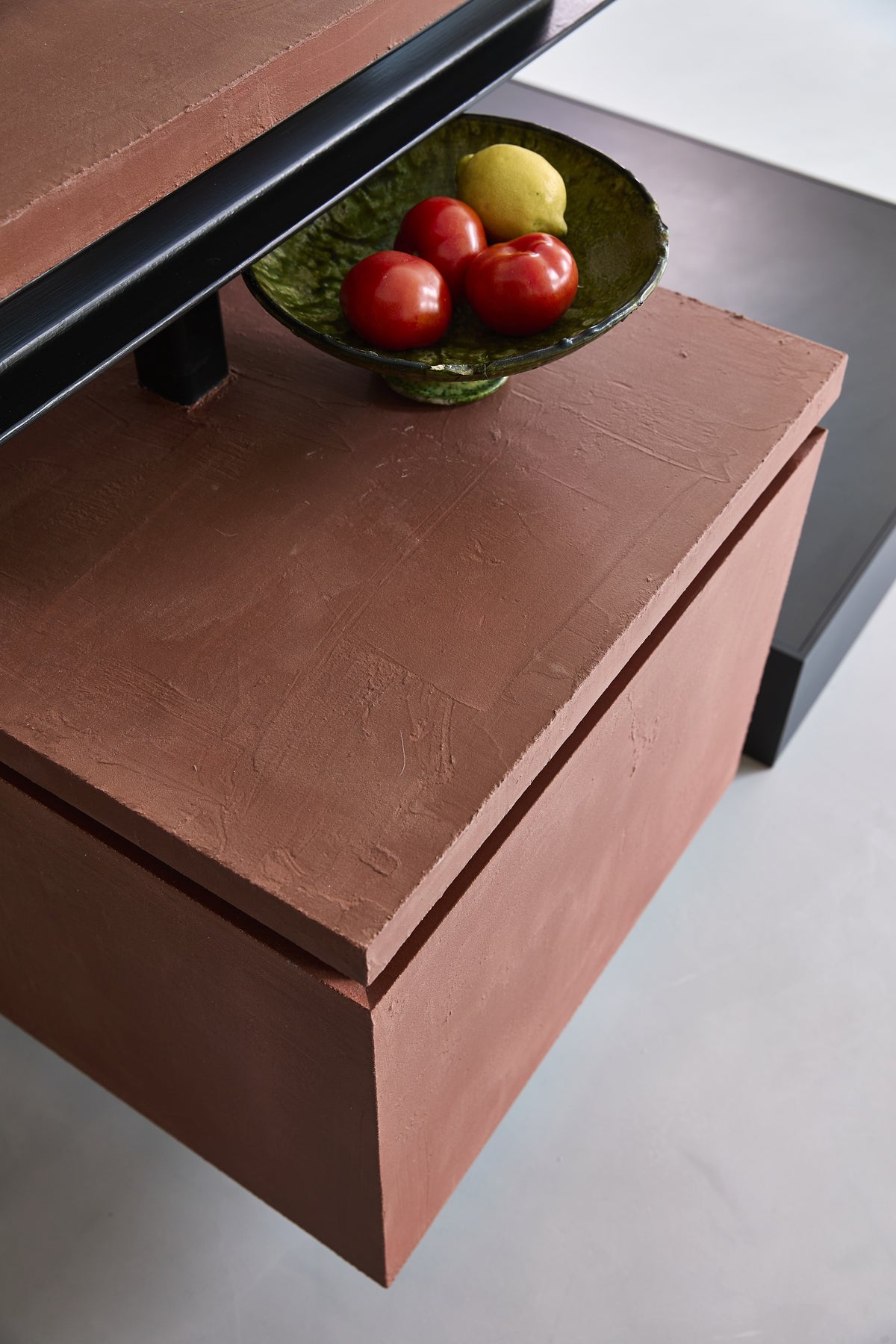 Pure & Original Terracotta Massif muurverf in interieur