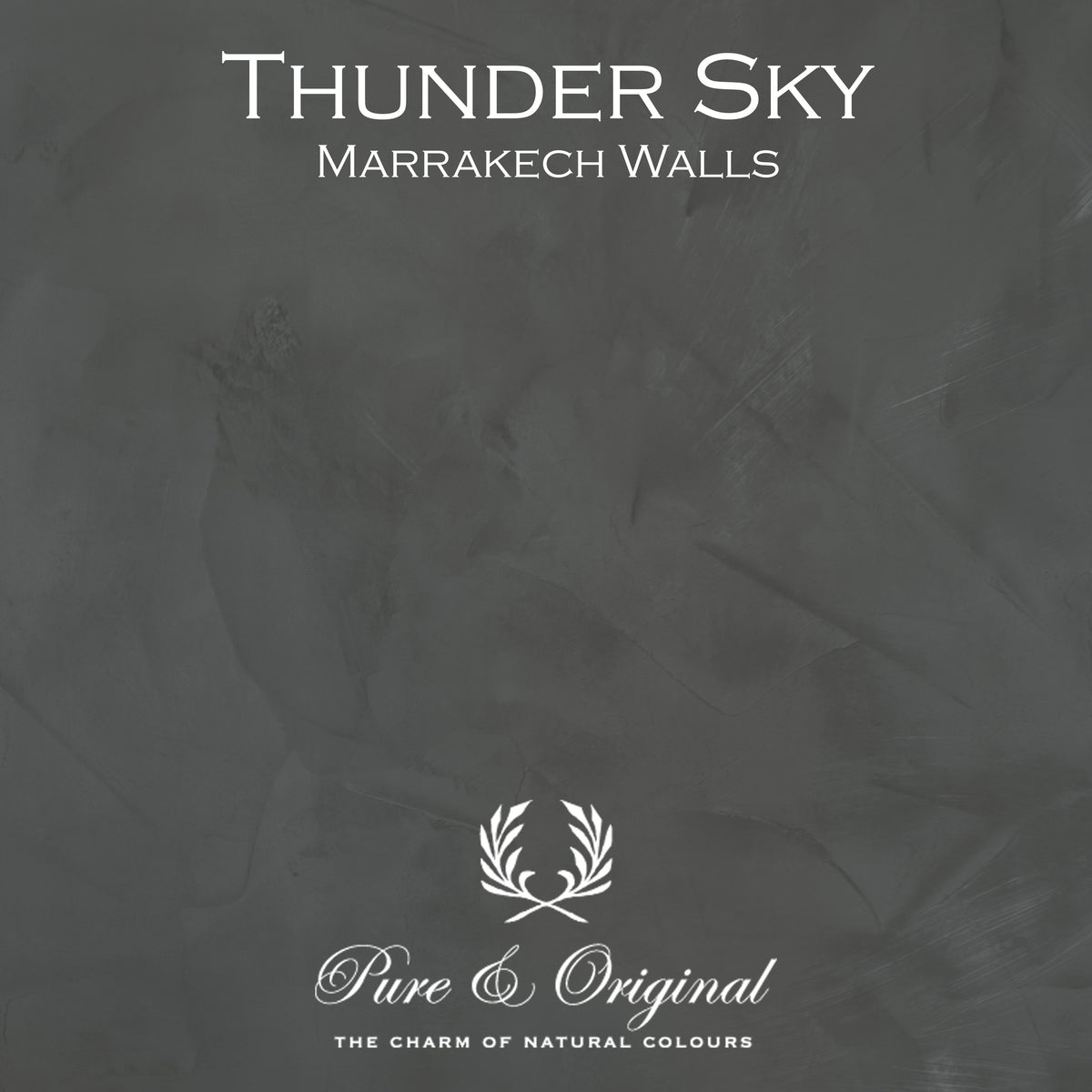 Pure & Original Thunder Sky Grey Iris Floor - Marrakech Walls kalkstuc