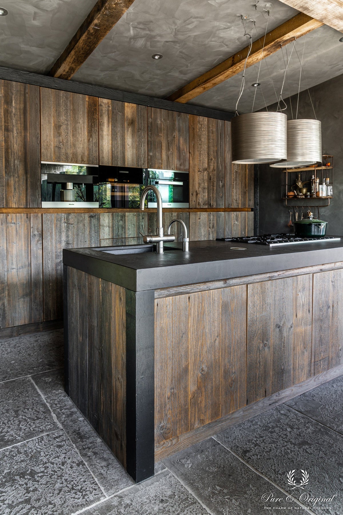 Pure & Original Thunder Sky Fresco kalkverf in interieur