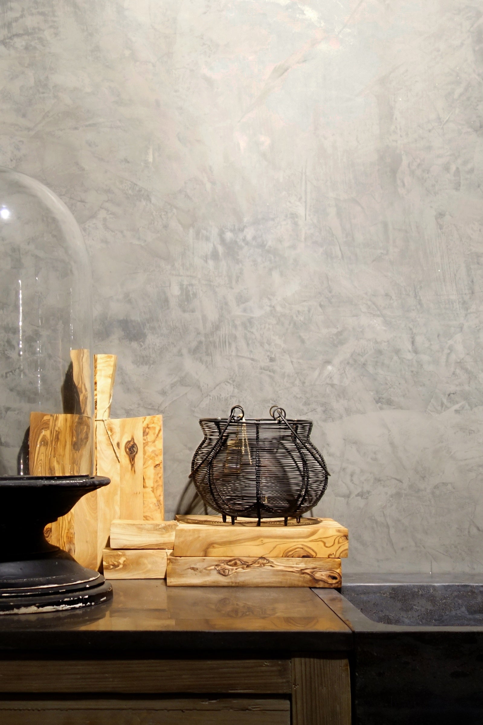 Pure & Original Tin Kettle Marrakech Walls kalkstuc in interieur