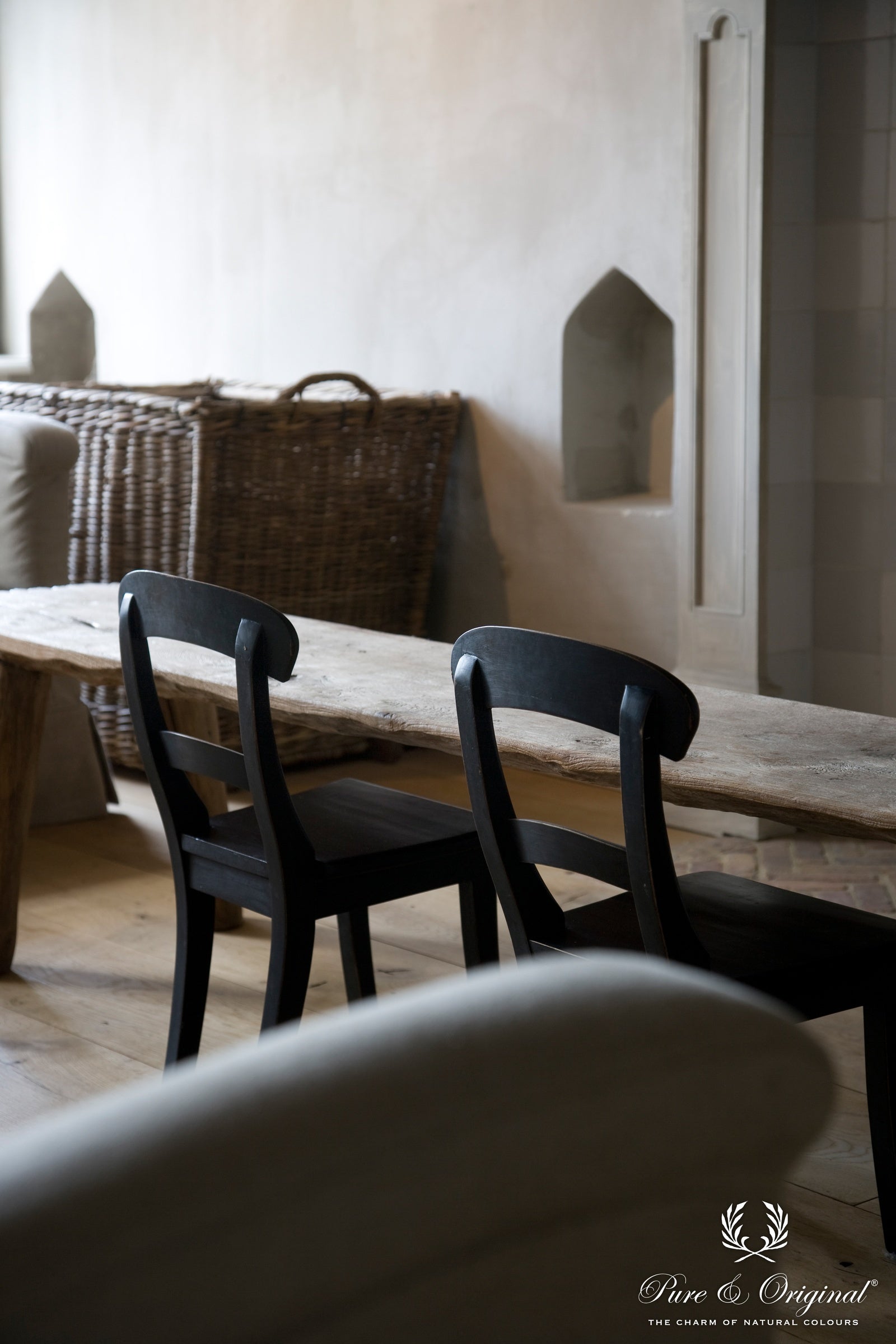 Pure & Original Warm White Fresco kalkverf in interieur