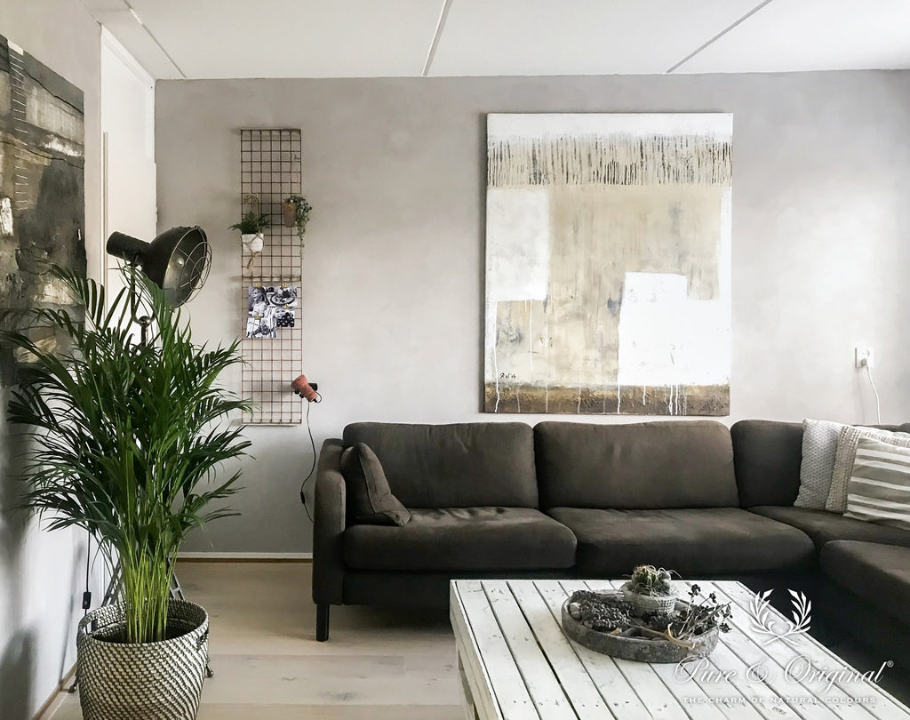 Pure & Original Wet Sand Marrakech Walls kalkstuc in interieur