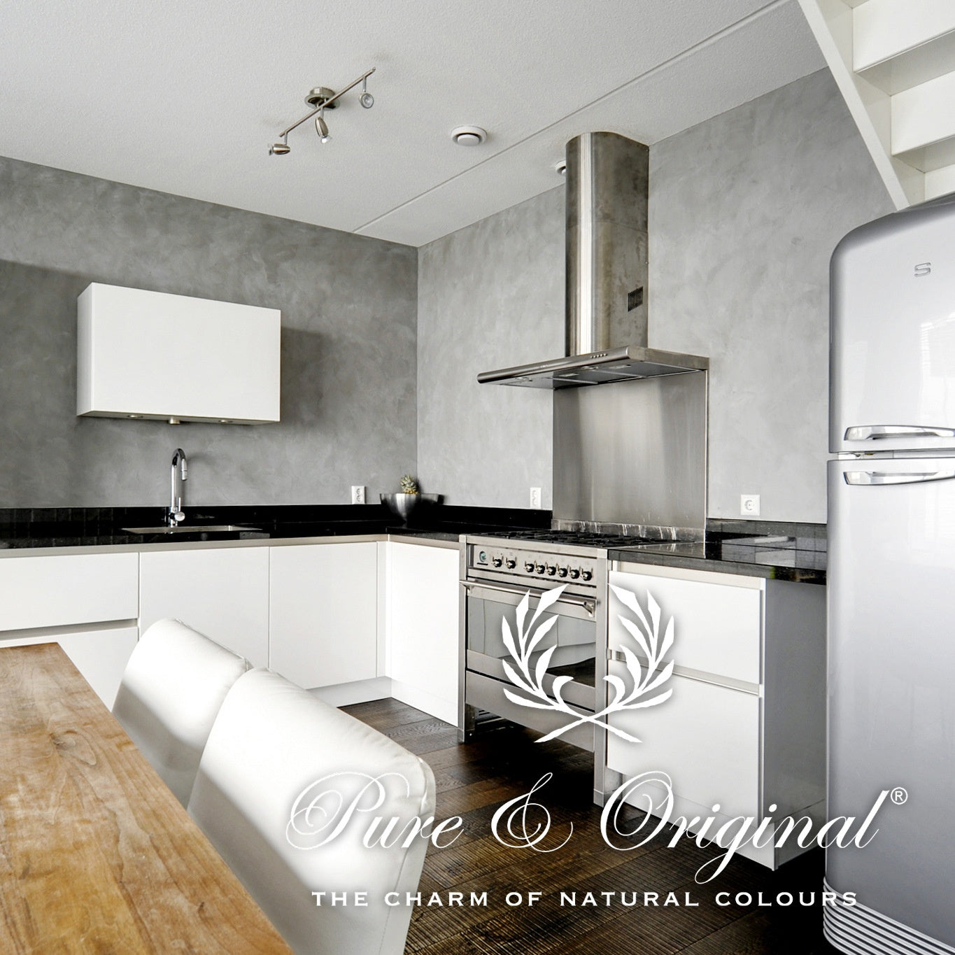 Pure & Original White Rhino Marrakech Walls kalkstuc in interieur
