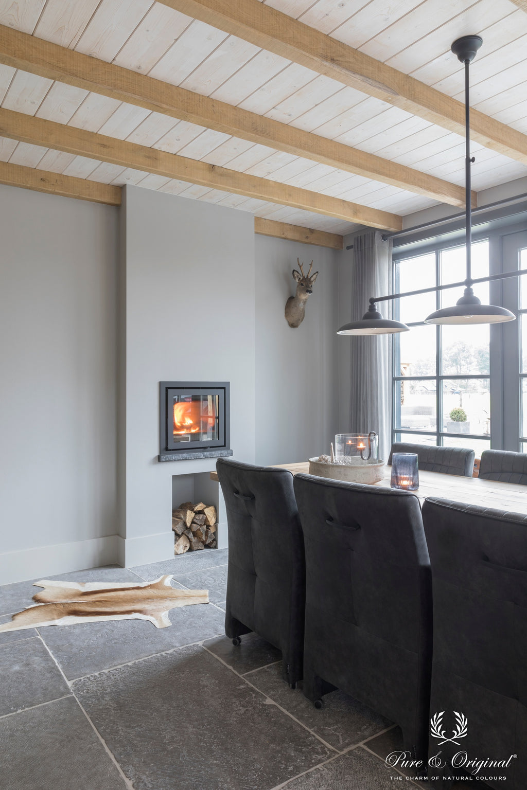 Pure & Original Wild Garlic Classico krijtverf in interieur