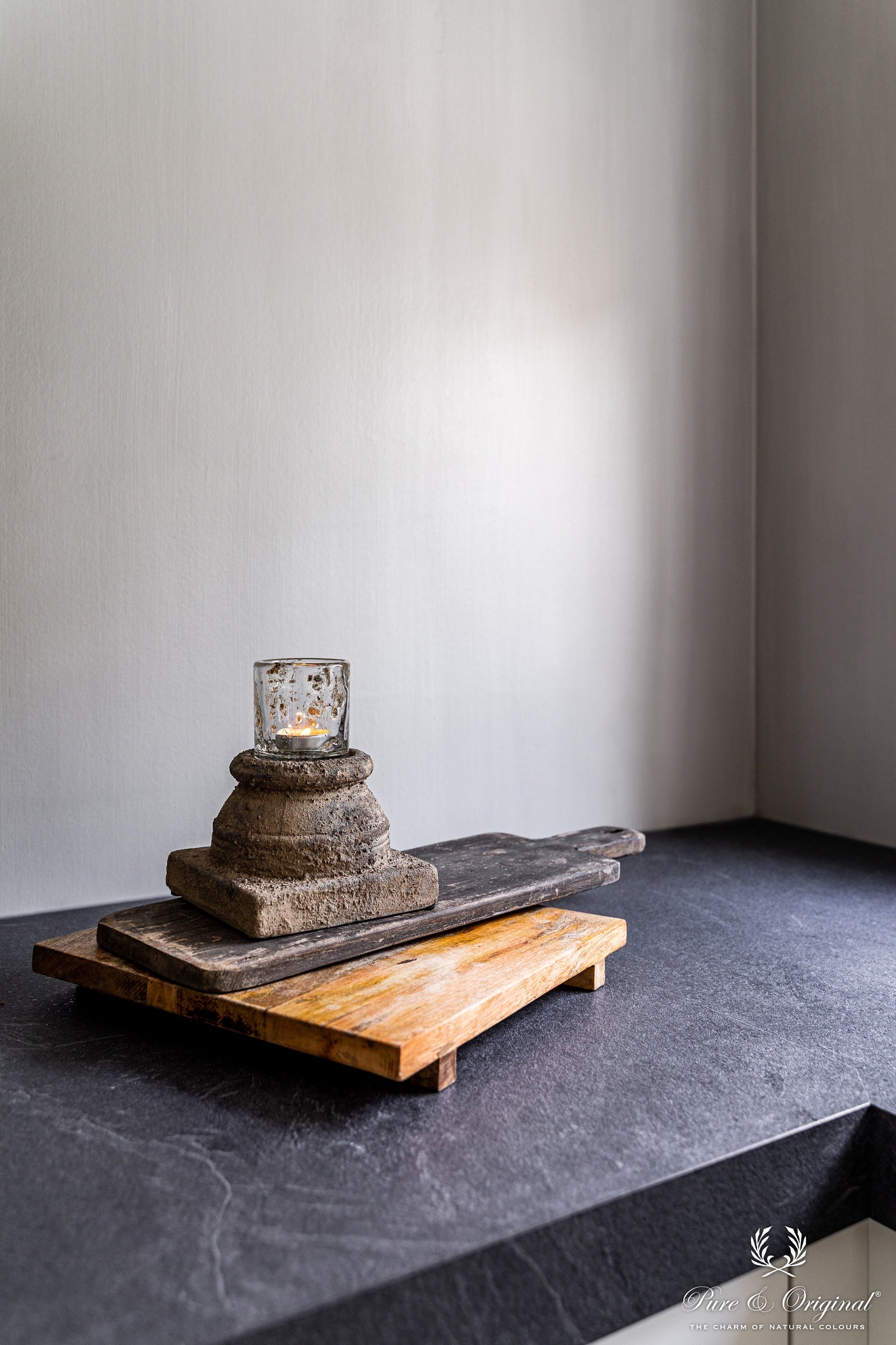 Pure & Original Wild Garlic Fresco kalkverf in interieur