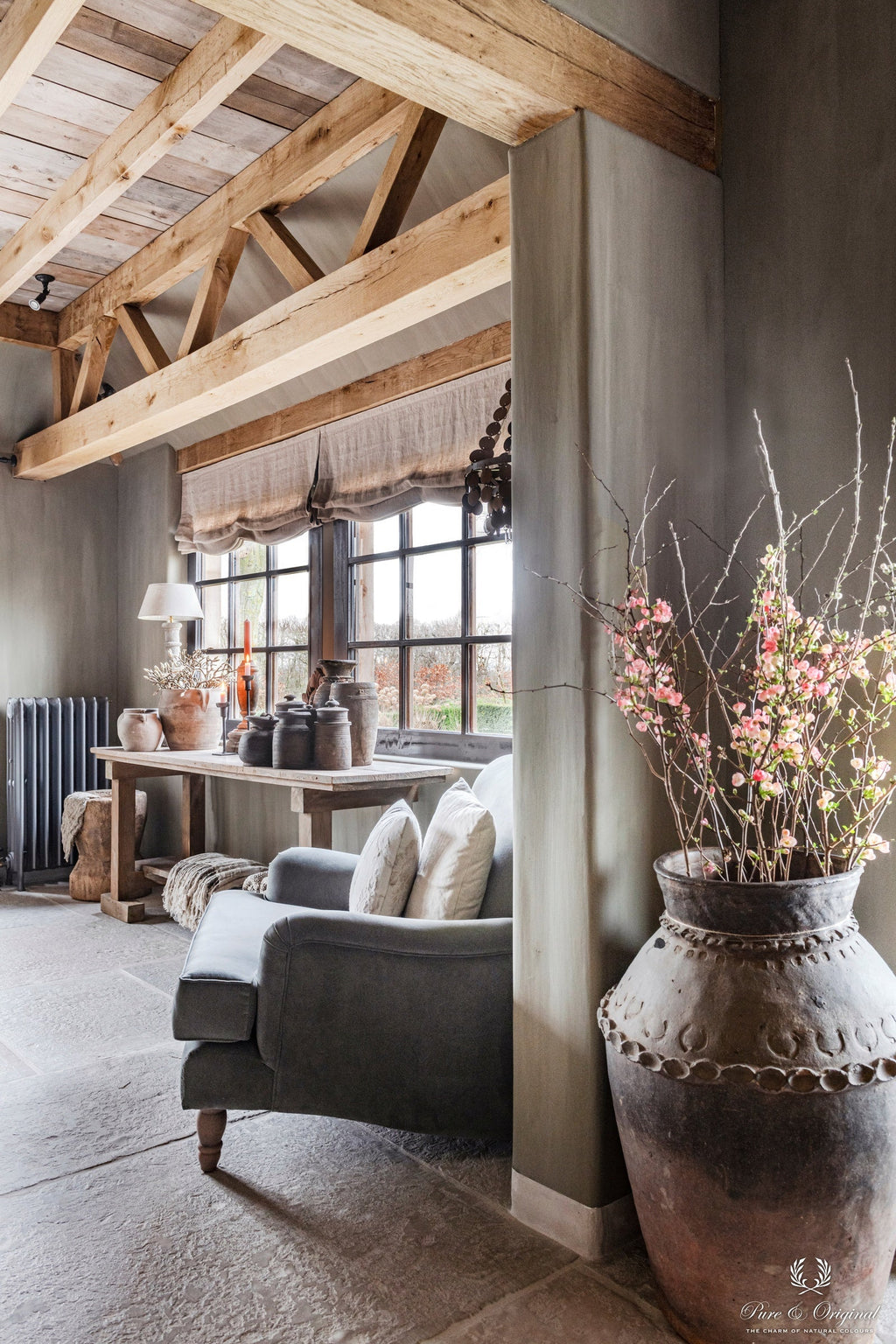 Pure & Original Zinc Fresco kalkverf in interieur