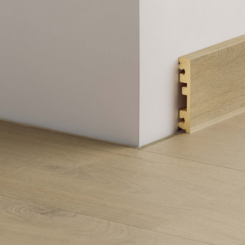 Quick-Step Hydrostrip voor kwadrant en parketplint 15 m - toepassing 1